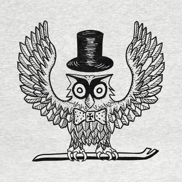 Owl - Russian Tattoo Design by BobbyShaftoe